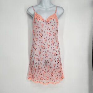 Vintage Y2K‎ Butterfly Slip Dress Victoria Secret Size Small